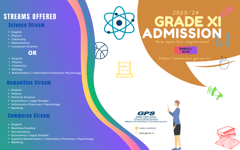 Admission Open for Grade XI 2023-’24