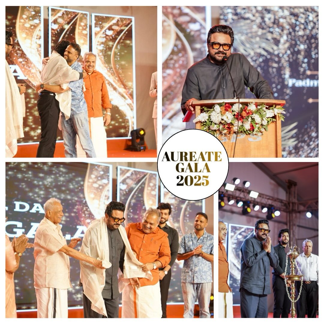 ‘Aureate Gala 2025’ – Padmashri Jayaram and Shri Kalidas Jayaram as Chief Guests